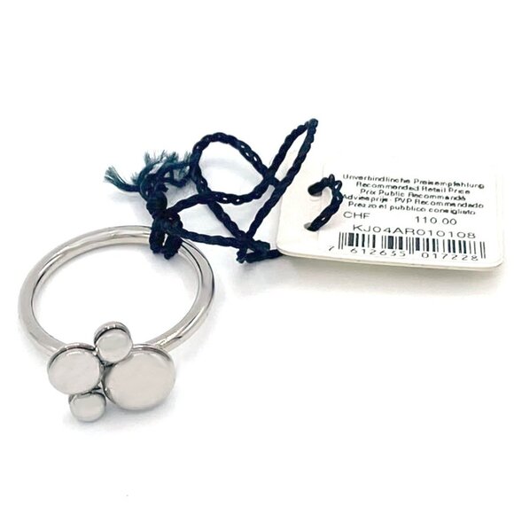 Calvin Klein Silver Ring Fidget Paw Print NWT - Picture 6 of 6